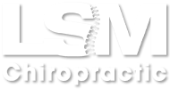 LSM Chiropractic of Madison East Logo Small White Version